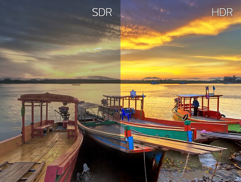 استمتع بمحتوى بتقنية HDR على مكتبك