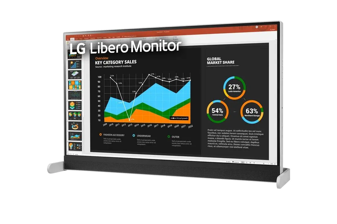 LG Libero Monitor 27BQ70QC-S PCモニター LG Libero Monitor 27 Inch QHD With Detachable Full HD Webcam