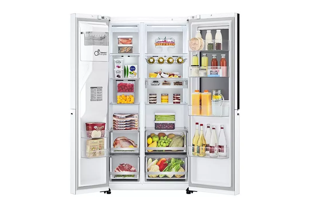 Side by Side 611L Refrigerator | GCX-287TNW | LG Iraq