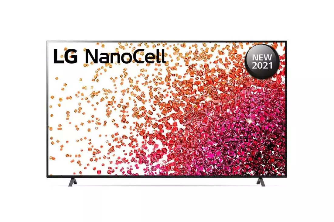 Smart TV LG QNED 75” 4K con ThinQ AI α7