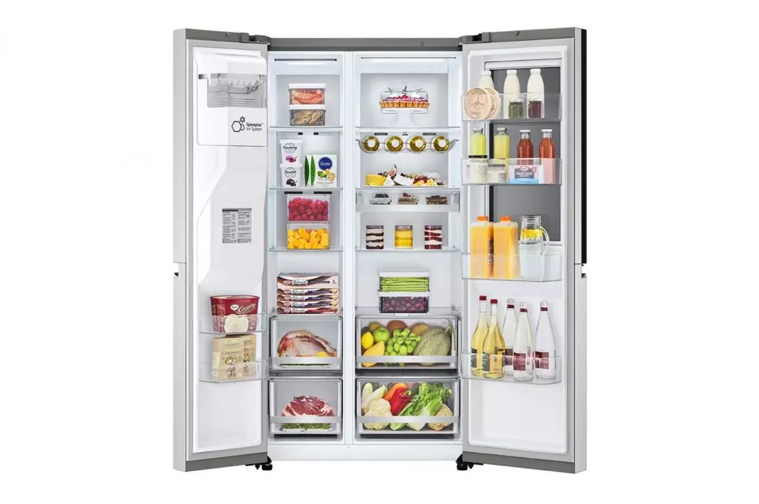 Side by Side 611L Refrigerator |GCX-287TNS | LG Iraq Side by Side 611L Refrigerator |GCX-287TNS | LG Iraq