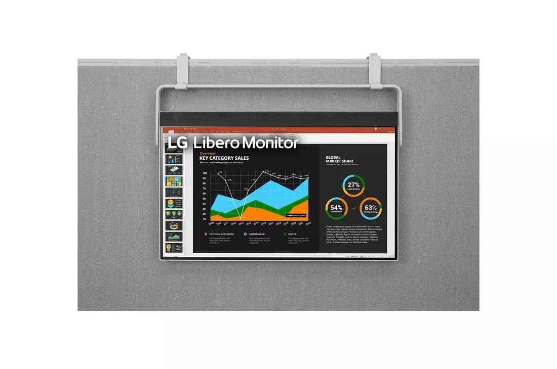 LG Libero Monitor 27 Inch QHD With Detachable Full HD Webcam