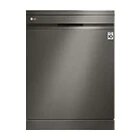 14 Place Setting Dishwasher, Platinum Silver Color, Smart Rack, Inverter Direct Drive Motor, Quad Wash