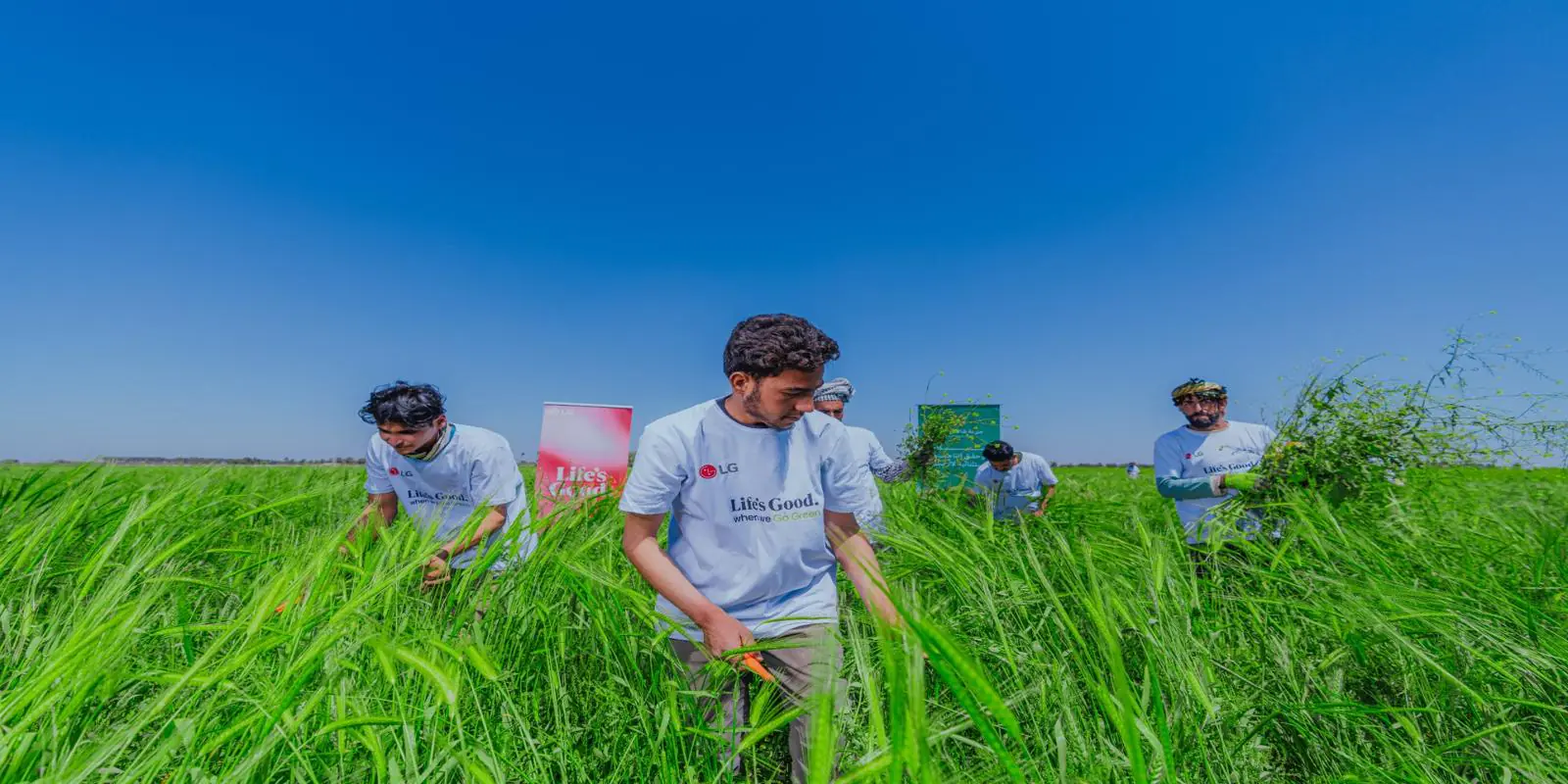 LG Electronics Iraq Supports “Pick It With Your Own Hands” Campaign at Shala Organic Farm on Earth Day