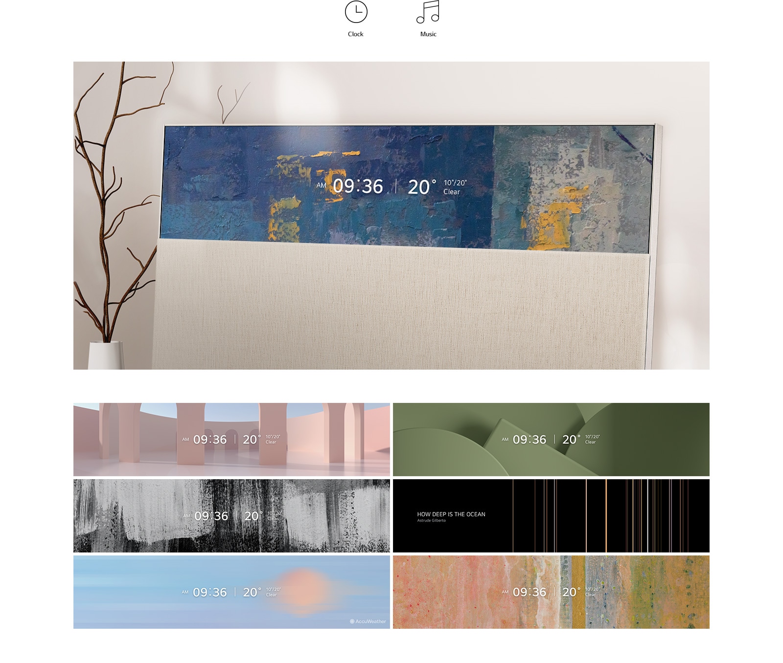 LG OLED Object Collection Easel LG IRAQ